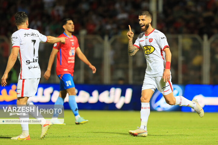 هفته 30 - نساجی قائمشهر 0 - 4 پرسپولیس