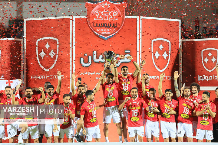 هفته 30 - نساجی قائمشهر 0 - 4 پرسپولیس - جشن قهرمانی