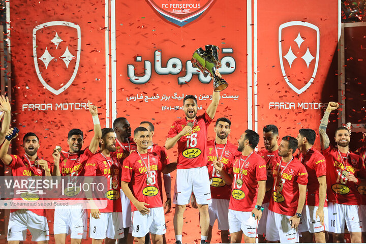 هفته 30 - نساجی قائمشهر 0 - 4 پرسپولیس - جشن قهرمانی