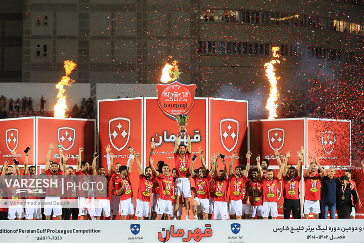 هفته 30 - نساجی قائمشهر 0 - 4 پرسپولیس - جشن قهرمانی