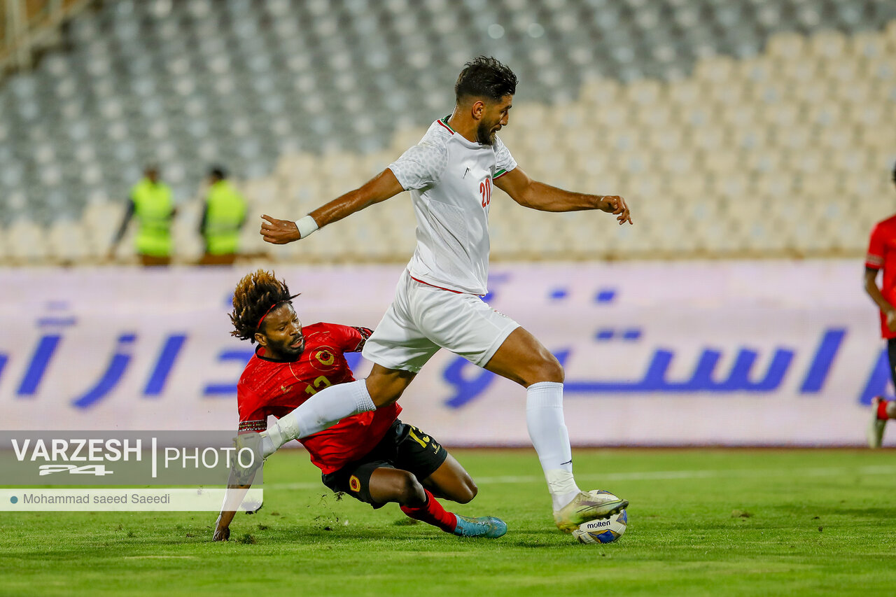 ایران 4 - آنگولا 0: برد پر گل در مصاف تدارکاتی