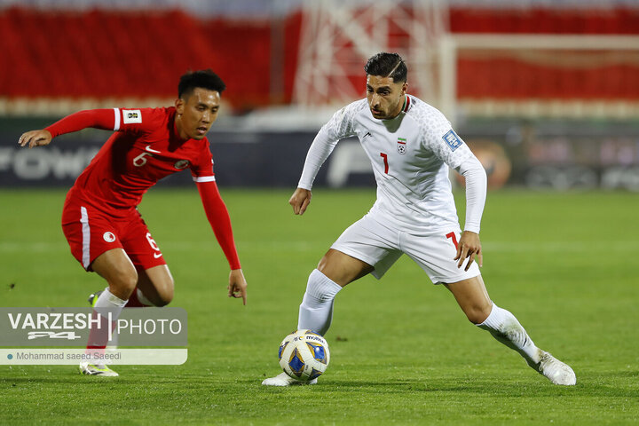 مقدماتی جام جهانی 2022 آمریکا - ایران 4 - 0 هنگ کنگ