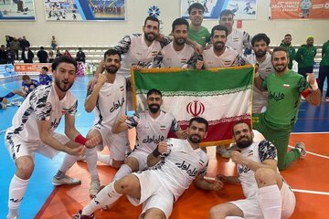 فوتسال ایران با شکست ژاپن قهرمان شد