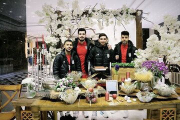 ملی پوشان پای سفره هفت سین فوتبال ایران