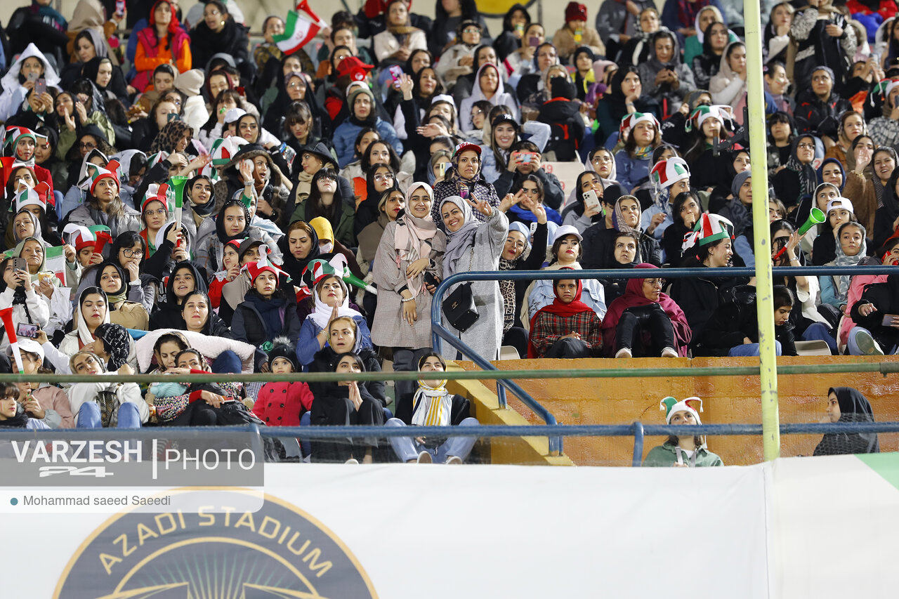 شور و شوق فوقالعاده هواداران زن تیم ملی
