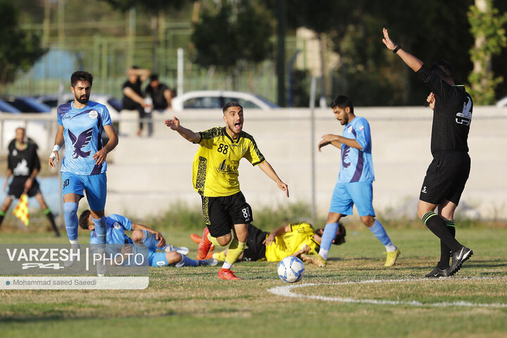 هفته 12 مرحله دوم لیگ دسته سه کشور - عقاب تهران 0 - 0 فرد البرز