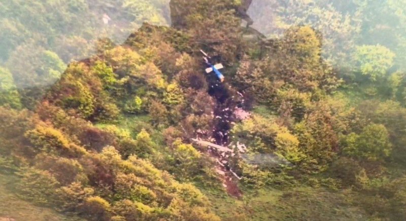 تصویر محل سقوط بالگرد شهید آیتالله رئیسی