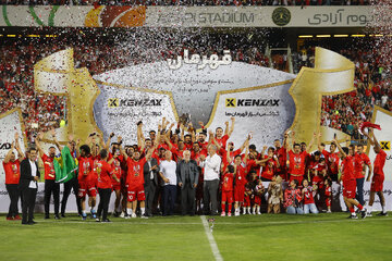 جشن قهرمانی پرسپولیس در جام 23