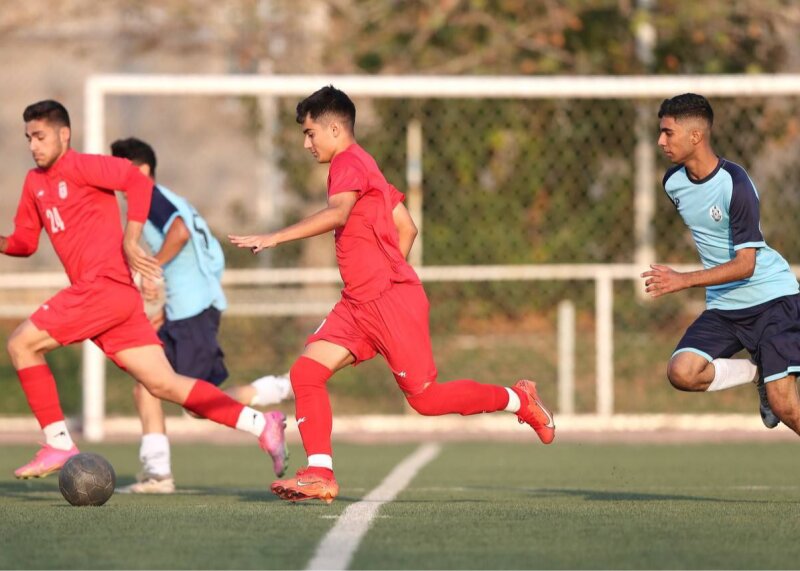 پیروزی تیم نوجوانان پیش از اعزام به اردن تیم ملی فوتبال نوجوانان