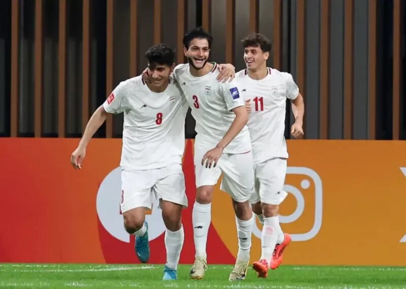 شروع مقتدرانه تیم ملی جوانان با سه گل تیم ملی فوتبال جوانان ایران