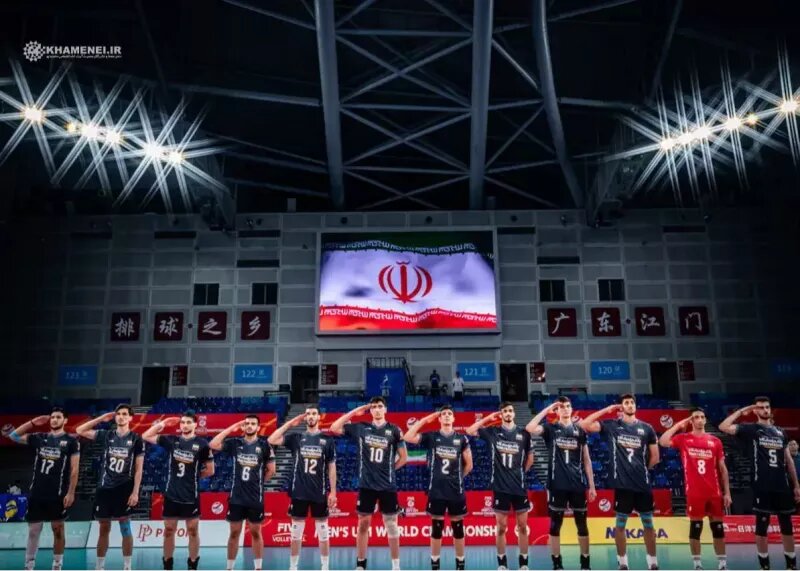 پیام رهبر انقلاب در پی قهرمانی جوانان والیبال ایران تیم ملی والیبال جوانان ایران