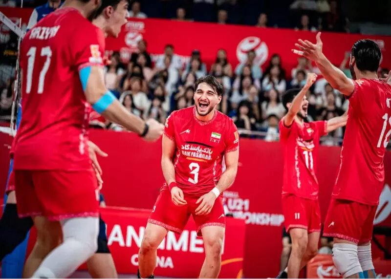 ایران ۳ - ایتالیا ۱: جوان، درخشان، قهرمان، جهان! تیم ملی جوانان والیبال ایران