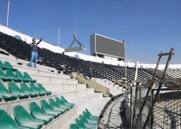 آغاز صندلی‌گذاری ضلع شمالی ورزشگاه آزادی