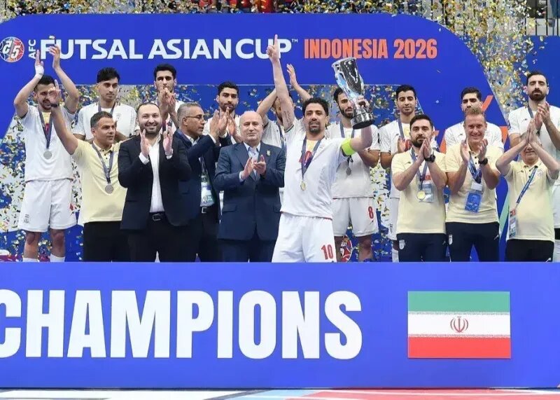قهرمانی تیم ملی فوتسال ایران
