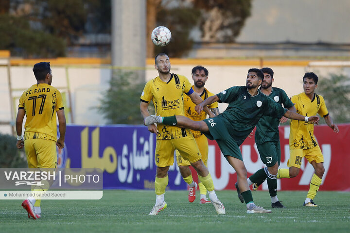 هفته 30 لیگ دسته یک کشور - نیروی زمینی 0 - 2 فرد البرز