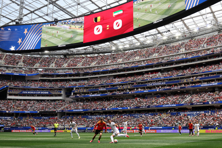 جام جهانی 2026 آمریکا - ایران 0 - 0 بلژیک